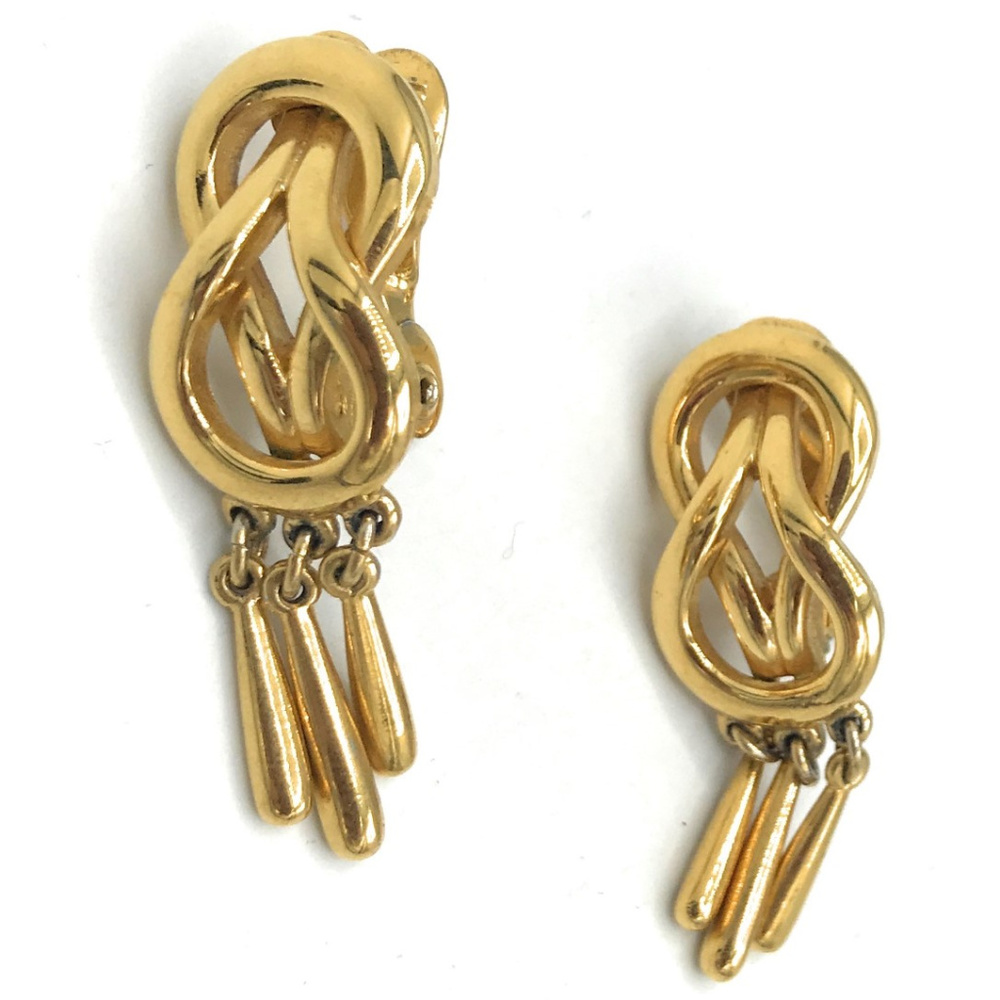 Goldtone clip Fashion Earrings (B39) 2447